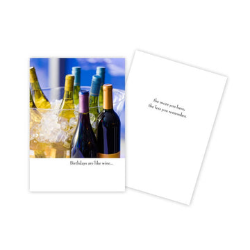 Wine Bucket Funny Birthday Card