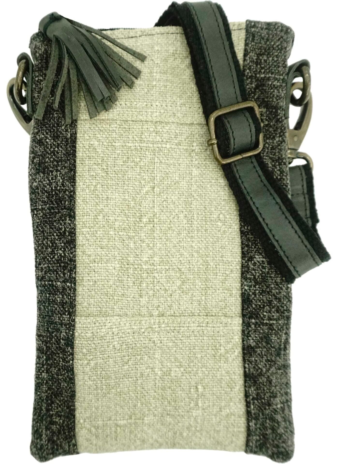 Two Tone Ash Grey/Charcoal Crossbody