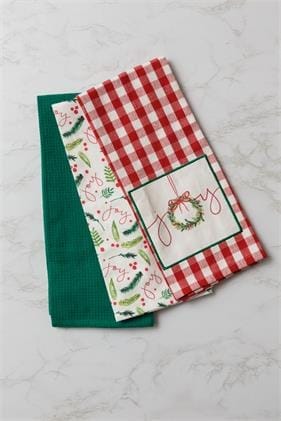 Tea Towels - Christmas Joy Set of 3