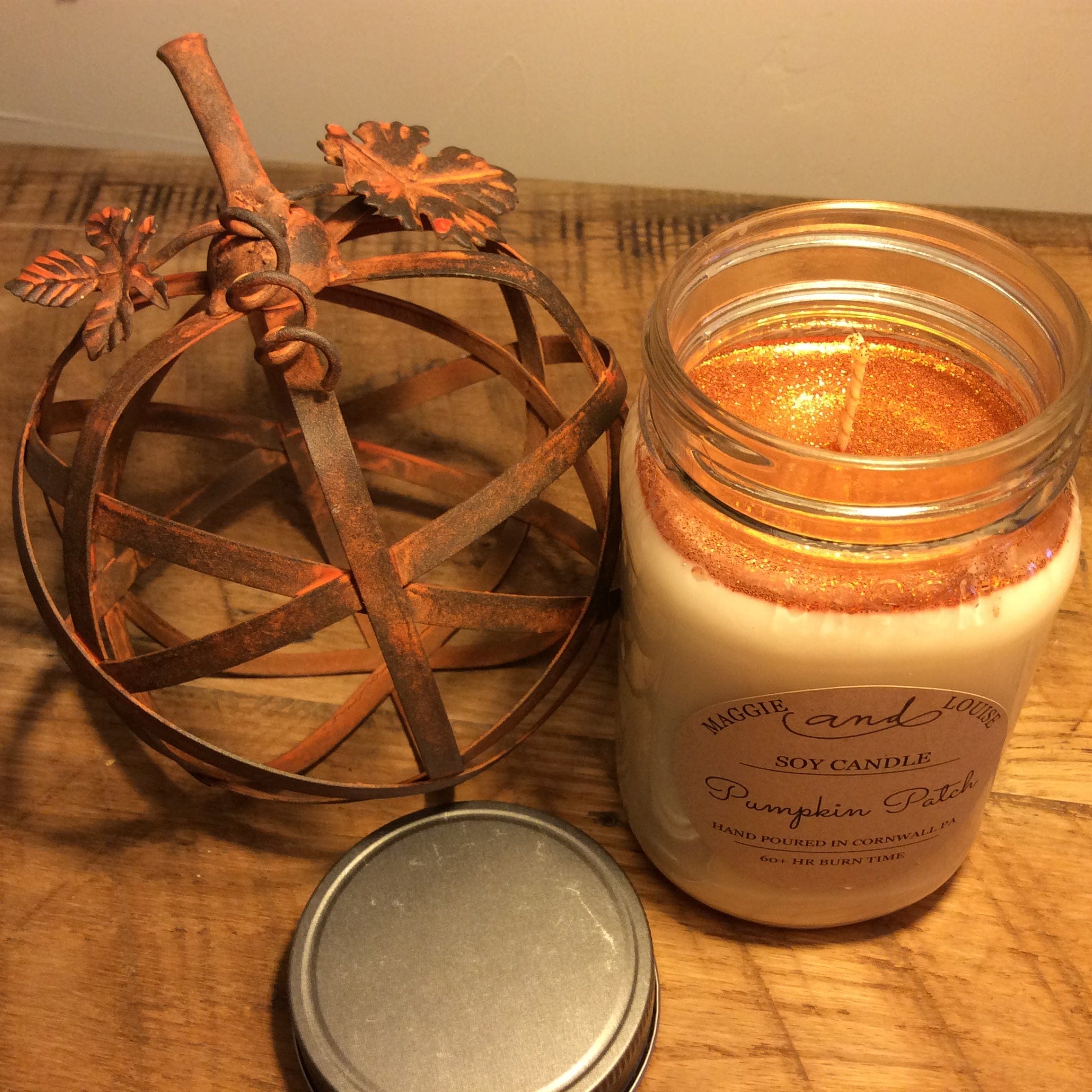 Pumpkin Patch Soy Candle by Maggie and Louise - Five and Divine